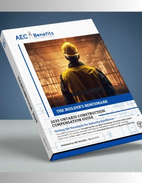 The 2025 Ontario Construction Compensation Guide cover