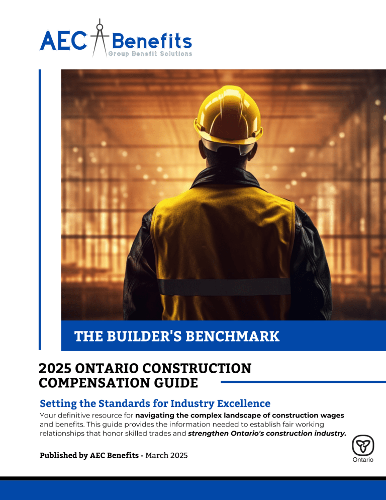 2025 Ontario Construction Compensation Guide